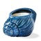 Shell Citronella Candle - Blue Jar Candle for Spring & Summer, 16 Hour Burn Time, 4" H x 6" L x 4" W, Wipe Clean